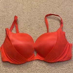 victoria secret bra 36c red demi padded, worn once